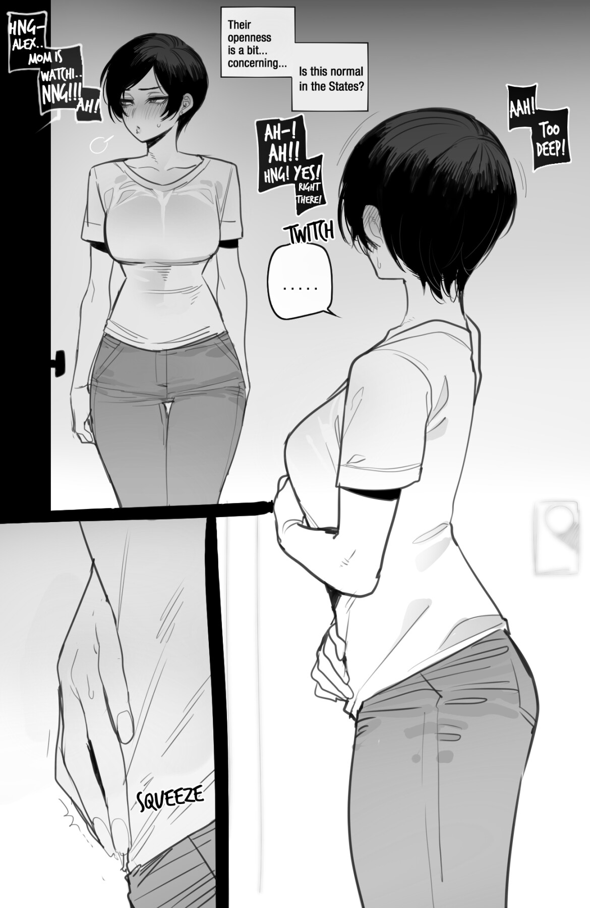 Hentai Manga Comic-Exchange Student Tames Mother-Read-7